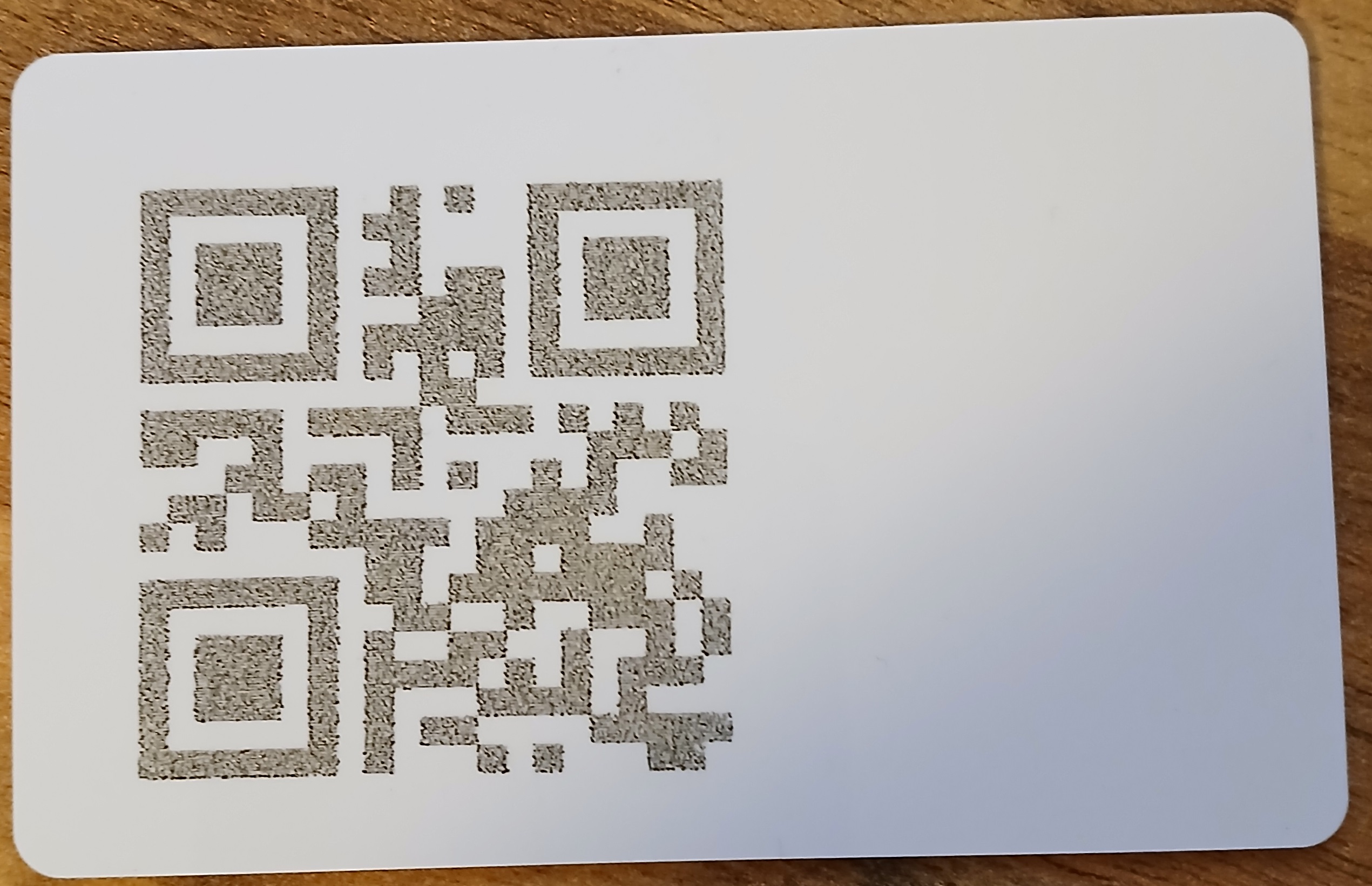 Lazer Engraved Business Cards