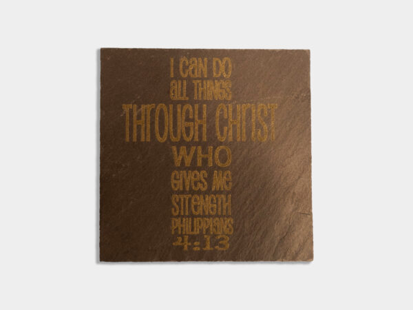 Lazer Engraved Slate Coffee Coasters - Image 2
