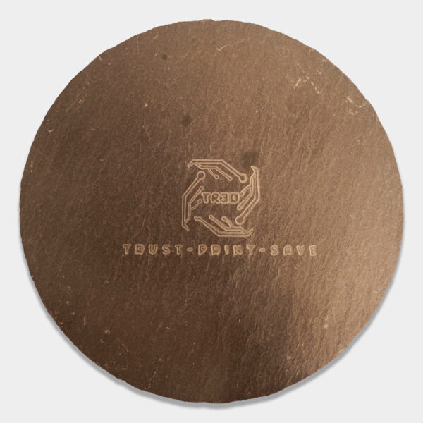 Lazer Engraved Slate Coffee Coasters - Image 3
